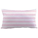 Horizontal Stripes - White and Piggy Pink Samsung Note 4 Hardshell Back Case