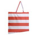 Zipper Large Tote Bag 