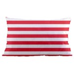 Horizontal Stripes - White and Alizarin Red Samsung Galaxy Note 4 Case (Black)