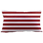 Horizontal Stripes - White and Dark Red Samsung Note 4 Hardshell Back Case