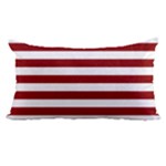 Horizontal Stripes - White and Dark Red Samsung Galaxy Note 4 Case (White)