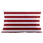 Horizontal Stripes - White and Dark Red Samsung Galaxy Note 4 Case (Black)
