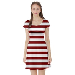 Short Sleeve Skater Dress Front