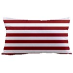 Horizontal Stripes - White and Maroon Red Samsung Note 4 Hardshell Back Case