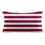 Horizontal Stripes - White and Burgundy Red Samsung Galaxy Note 4 Case (White)