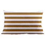Horizontal Stripes - White and Golden Brown Samsung Galaxy Note 4 Case (Black)