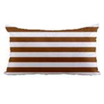Horizontal Stripes - White and Chocolate Brown Samsung Galaxy Note 4 Case (White)