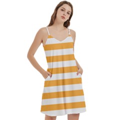 Mini Camis Dress With Pockets 