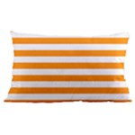 Horizontal Stripes - White and Dark Orange Samsung Galaxy Note 4 Case (Black)