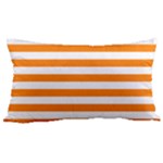 Horizontal Stripes - White and Orange Samsung Note 4 Hardshell Back Case
