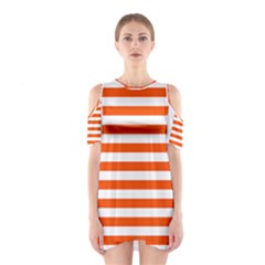 Shoulder Cutout One Piece Dress 