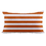 Horizontal Stripes - White and Burnt Orange Samsung Galaxy Note 4 Case (White)