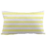 Horizontal Stripes - White and Pastel Yellow Samsung Note 4 Hardshell Back Case