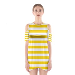 Shoulder Cutout One Piece Dress 