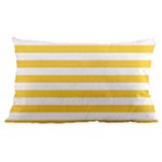 Horizontal Stripes - White and Banana Yellow Samsung Galaxy Note 4 Case (Black)