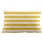 Horizontal Stripes - White and Deep Lemon Yellow Samsung Galaxy Note 4 Case (Black)