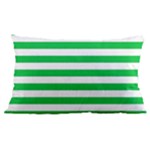 Horizontal Stripes - White and Dark Pastel Green Samsung Galaxy Note 4 Case (Black)