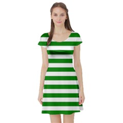 Short Sleeve Skater Dress Front