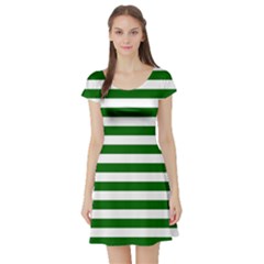 Short Sleeve Skater Dress Front