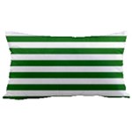 Horizontal Stripes - White and Dark Green Samsung Note 4 Hardshell Back Case