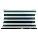 Horizontal Stripes - White and Deep Green Samsung Galaxy Note 4 Case (Black)