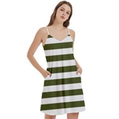 Mini Camis Dress With Pockets 