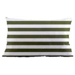 Horizontal Stripes - White and Army Green Samsung Galaxy Note 4 Case (Black)