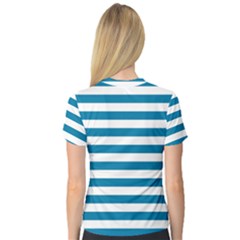 V-Neck Sport Mesh T-Shirt 
