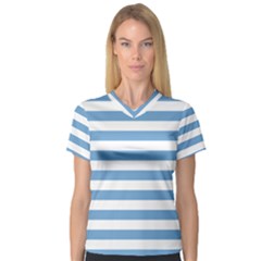 V-Neck Sport Mesh T-Shirt 
