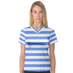 V-Neck Sport Mesh T-Shirt 
