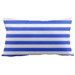Horizontal Stripes - White and Royal Blue Samsung Note 4 Hardshell Back Case