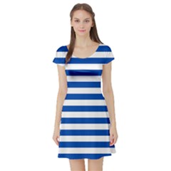 Short Sleeve Skater Dress Front