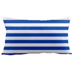Horizontal Stripes - White and Cobalt Blue Samsung Note 4 Hardshell Back Case