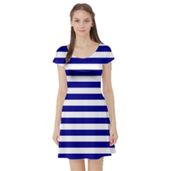 Short Sleeve Skater Dress Front