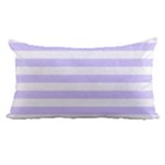 Horizontal Stripes - White and Pale Lavender Violet Samsung Galaxy Note 4 Case (White)