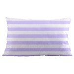 Horizontal Stripes - White and Pale Lavender Violet Samsung Galaxy Note 4 Case (Black)
