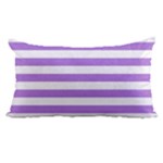 Horizontal Stripes - White and Lavender Violet Samsung Galaxy Note 4 Case (White)