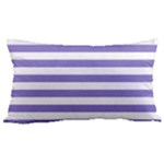 Horizontal Stripes - White and Ube Violet Samsung Note 4 Hardshell Back Case