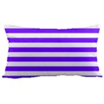 Horizontal Stripes - White and Indigo Violet Samsung Note 4 Hardshell Back Case