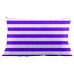 Horizontal Stripes - White and Indigo Violet Samsung Galaxy Note 4 Case (Black)
