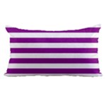 Horizontal Stripes - White and Purple Violet Samsung Galaxy Note 4 Case (White)