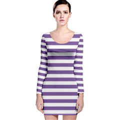 Long Sleeve Velvet Bodycon Dress 