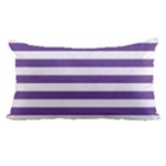 Horizontal Stripes - White and Dark Lavender Violet Samsung Galaxy Note 4 Case (White)