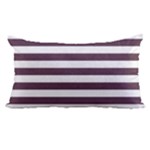 Horizontal Stripes - White and Eggplant Violet Samsung Galaxy Note 4 Case (White)