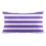 Horizontal Stripes - White and Dark Pastel Purple Samsung Galaxy Note 4 Case (White)