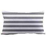Horizontal Stripes - White and Gray Samsung Note 4 Hardshell Back Case