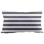 Horizontal Stripes - White and Dark Gray Samsung Note 4 Hardshell Back Case