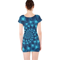 Short Sleeve Bodycon Dress Back Short Sleeve Bodycon Dress Back