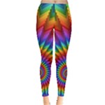 Psychedelic Rainbow Spiral Leggings 