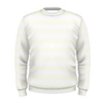 Horizontal Stripes - White and Ivory Men s Sweatshirt